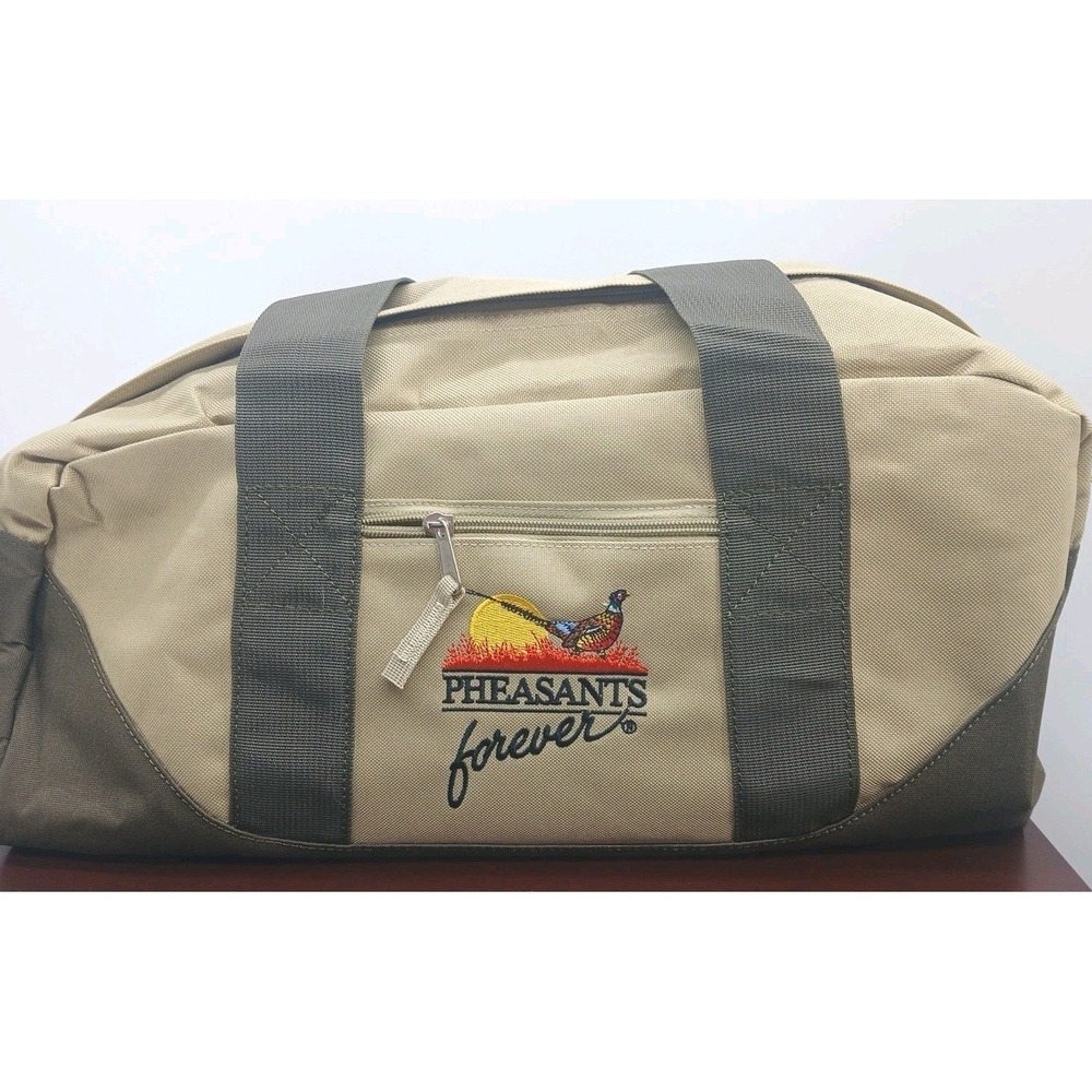 Pheasants Forever 18" Duffle Gear Nature Hunting Shooting Carry Bag Green& Olive